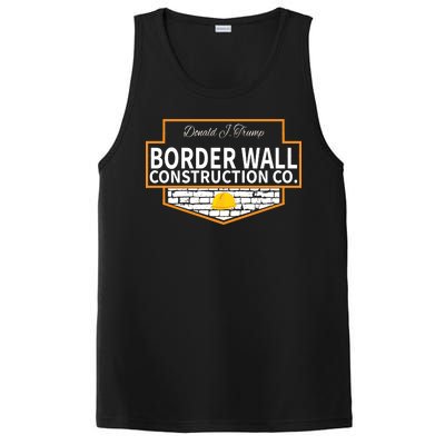 Border Wall Construction Co. Donald Trump PosiCharge Competitor Tank