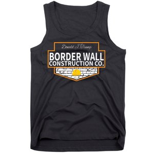 Border Wall Construction Co. Donald Trump Tank Top