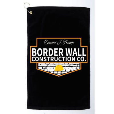 Border Wall Construction Co. Donald Trump Platinum Collection Golf Towel