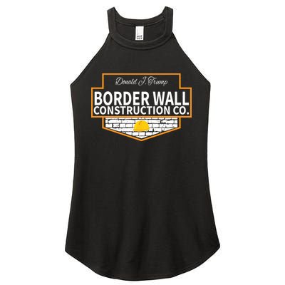 Border Wall Construction Co. Donald Trump Women's Perfect Tri Rocker Tank