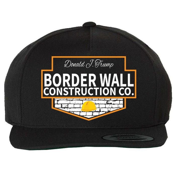 Border Wall Construction Co. Donald Trump Wool Snapback Cap