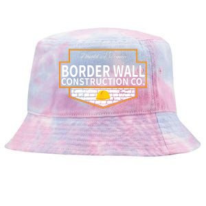 Border Wall Construction Co. Donald Trump Tie-Dyed Bucket Hat