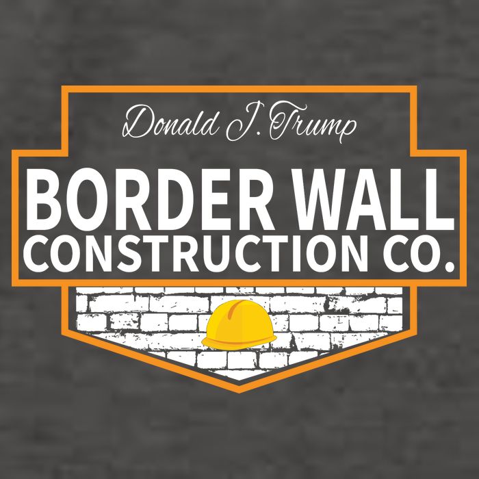 Border Wall Construction Co. Donald Trump Vector Backpack