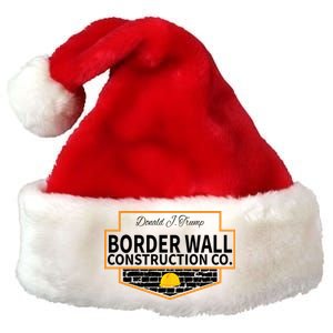 Border Wall Construction Co. Donald Trump Premium Christmas Santa Hat