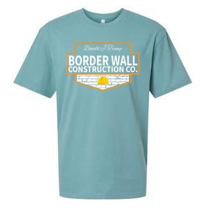 Border Wall Construction Co. Donald Trump Sueded Cloud Jersey T-Shirt