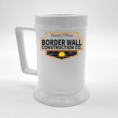 Border Wall Construction Co. Donald Trump Beer Stein