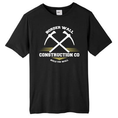 Border Wall Construction CO Build The Wall Tall Fusion ChromaSoft Performance T-Shirt