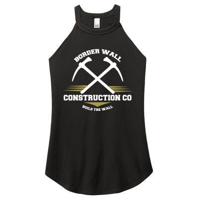 Border Wall Construction CO Build The Wall Women's Perfect Tri Rocker Tank