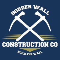 Border Wall Construction CO Build The Wall Drawstring Bag