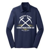 Border Wall Construction CO Build The Wall Silk Touch Performance Long Sleeve Polo