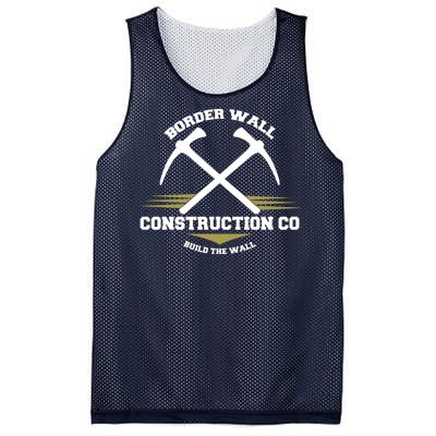 Border Wall Construction CO Build The Wall Mesh Reversible Basketball Jersey Tank