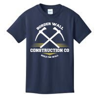 Border Wall Construction CO Build The Wall Kids T-Shirt