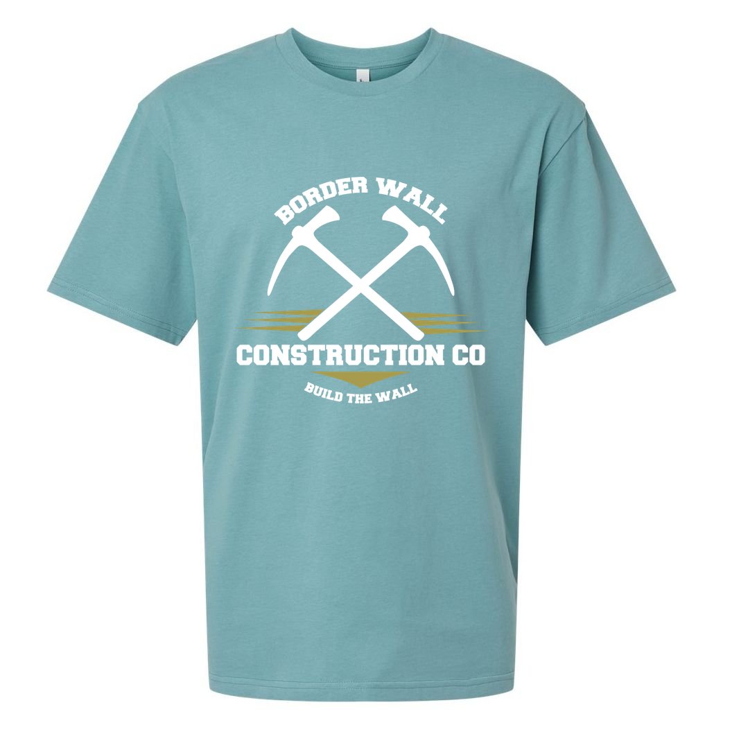 Border Wall Construction CO Build The Wall Sueded Cloud Jersey T-Shirt