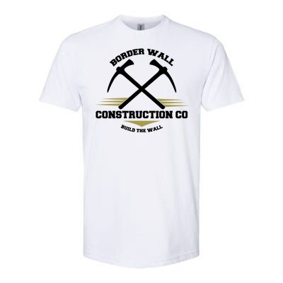 Border Wall Construction CO Build The Wall Softstyle CVC T-Shirt