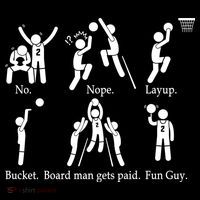 Bored Man Gets Paid Basketball Buckets Impact Tech Backpack