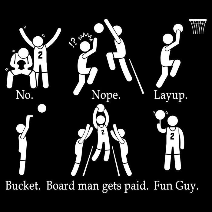 Bored Man Gets Paid Basketball Buckets 16 in Basic Backpack
