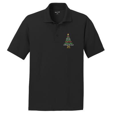  Born A Savior Christmas Christ The Lord Bible Verse PosiCharge RacerMesh Polo