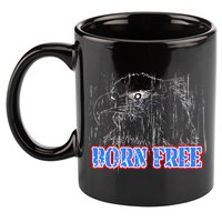 Born Free Eagle 11oz C Handle Ceramic Mug