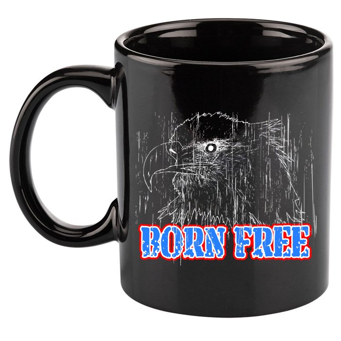 Born Free Eagle 11oz C Handle Ceramic Mug