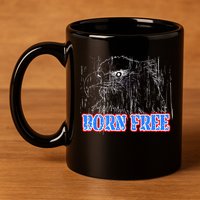 Born Free Eagle 11oz C Handle Ceramic Mug