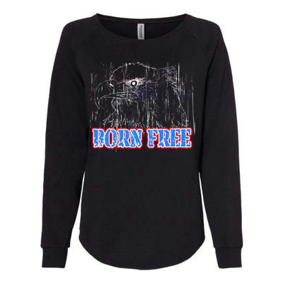 Born Free Eagle Womens California Wash Sweatshirt