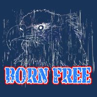 Born Free Eagle Cooling Performance Crew T-Shirt