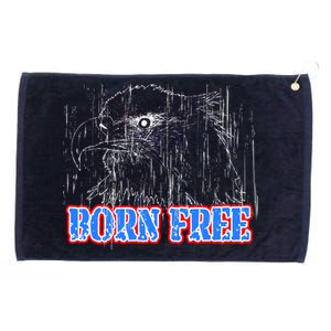 Born Free Eagle Grommeted Golf Towel