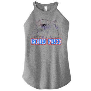 Born Free Eagle Women's Perfect Tri Rocker Tank