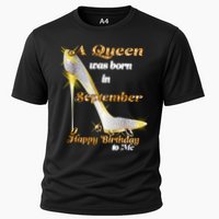 Born In August Birthday Queen Cooling Performance Crew T-Shirt