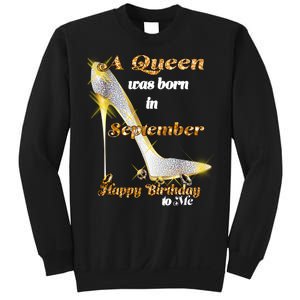 Born In August Birthday Queen Sweatshirt