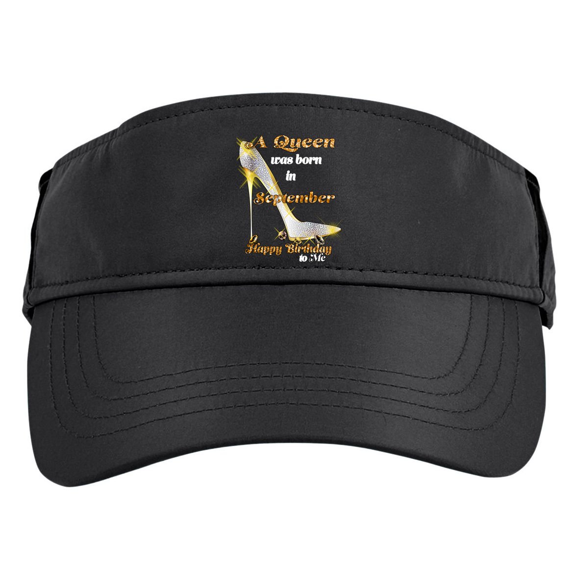 Born In August Birthday Queen Adult Drive Performance Visor