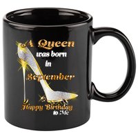 Born In August Birthday Queen 11oz C Handle Ceramic Mug