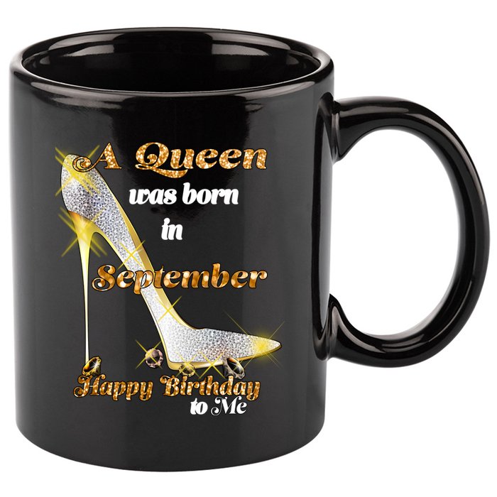 Born In August Birthday Queen 11oz C Handle Ceramic Mug