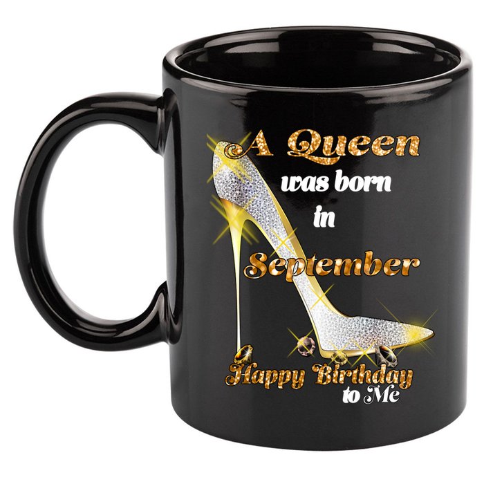 Born In August Birthday Queen 11oz C Handle Ceramic Mug