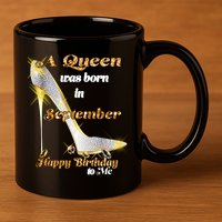 Born In August Birthday Queen 11oz C Handle Ceramic Mug
