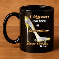 Born In August Birthday Queen 11oz C Handle Ceramic Mug