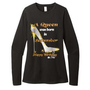 Born In August Birthday Queen Womens CVC Long Sleeve Shirt