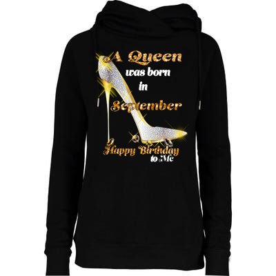 Born In August Birthday Queen Womens Funnel Neck Pullover Hood