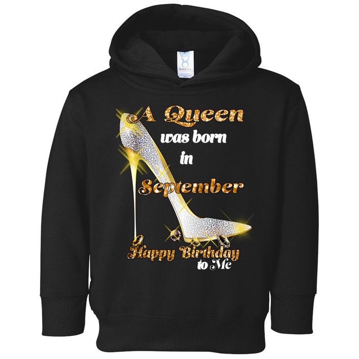 Born In August Birthday Queen Toddler Hoodie