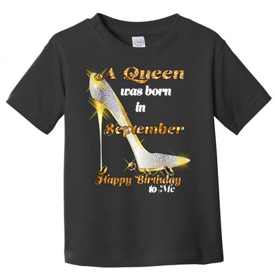 Born In August Birthday Queen Toddler T-Shirt