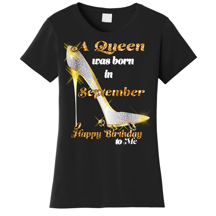 Born In August Birthday Queen Women's T-Shirt