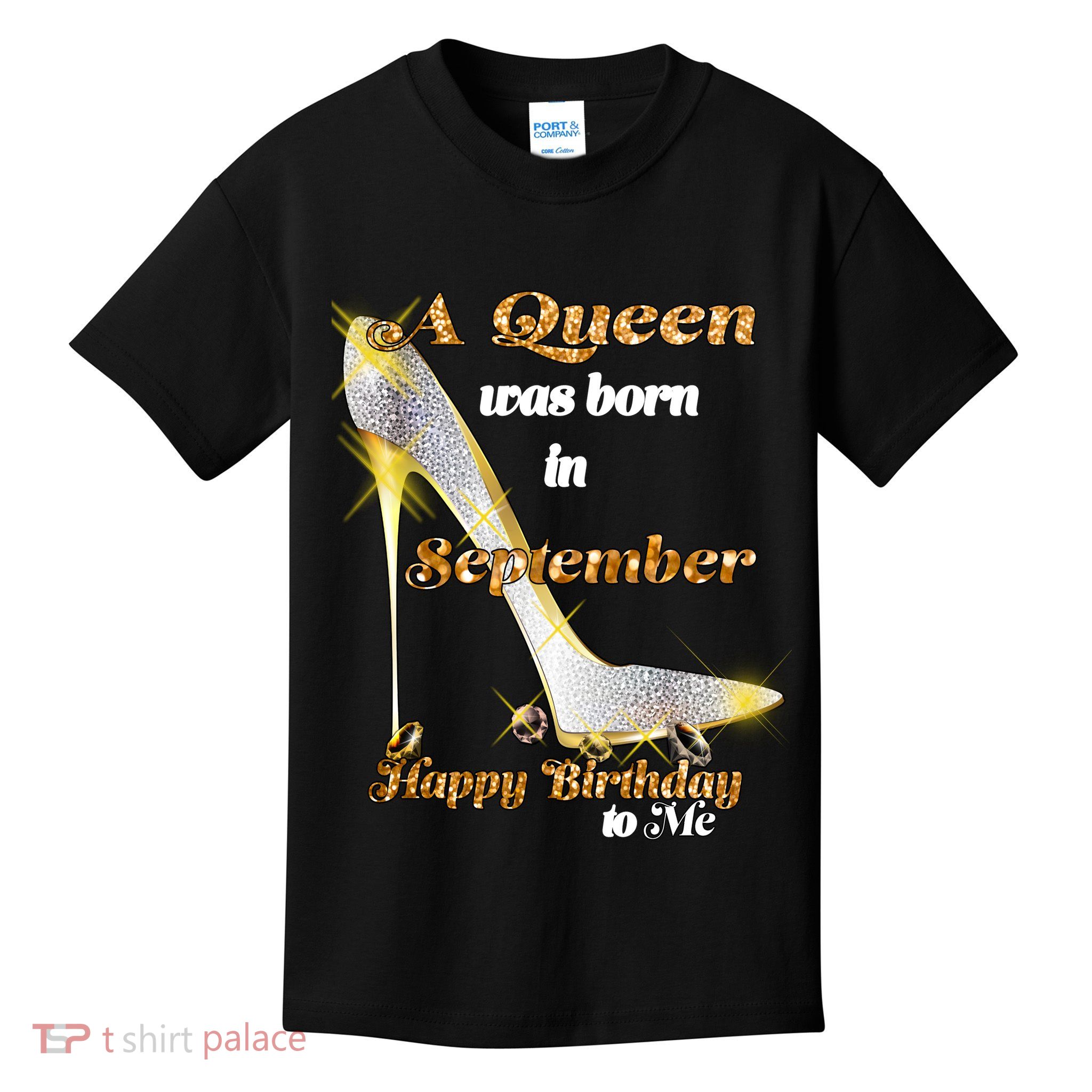 Born In August Birthday Queen Kids T-Shirt