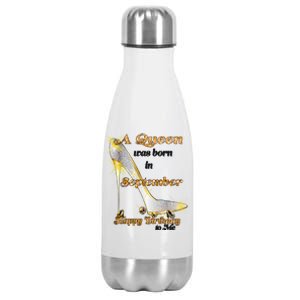 Born In August Birthday Queen Stainless Steel Insulated Water Bottle