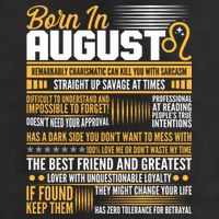 Born In August Leo Birthday Zodiac 11oz C Handle Ceramic Mug