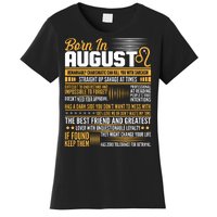 Born In August Leo Birthday Zodiac Women's T-Shirt