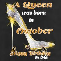 Born In October Birthday Queen Trucker Hat