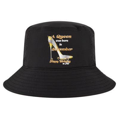Born In September Birthday Queen Cool Comfort Performance Bucket Hat
