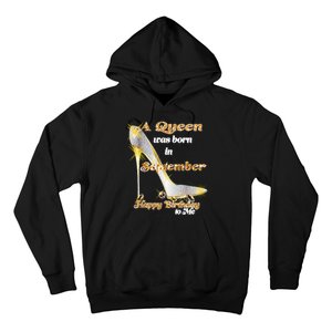 Born In September Birthday Queen Hoodie