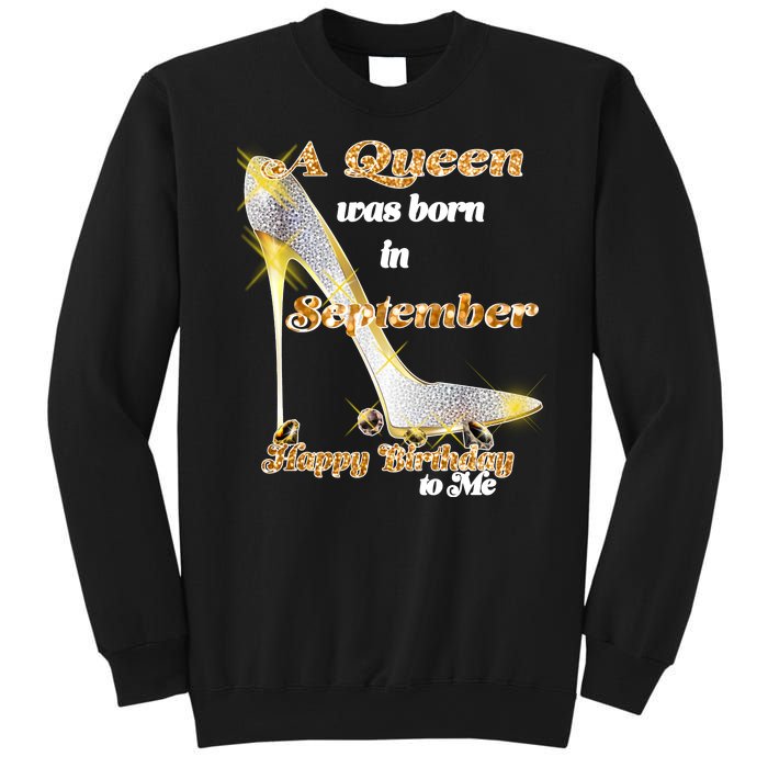 Born In September Birthday Queen Sweatshirt