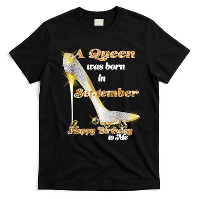 Born In September Birthday Queen T-Shirt